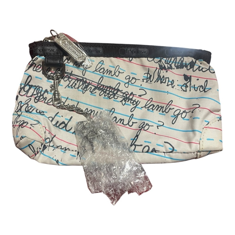Lesportsac Script Design | L.A.M.B. Cosmetic Bag